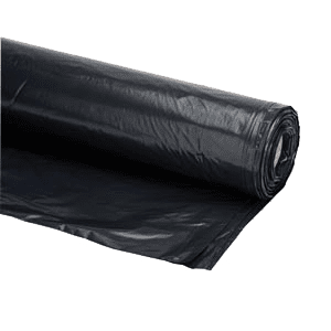LDPE folie zwart, 0.50mm dik, 6m x 100m