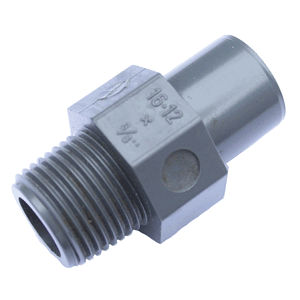 PVC pressure pipe f.thr. adaptor / m.thr. adaptor