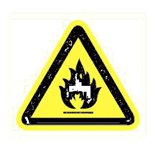 Fire hazard pictogram