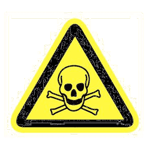 Poisonous substances pictogram