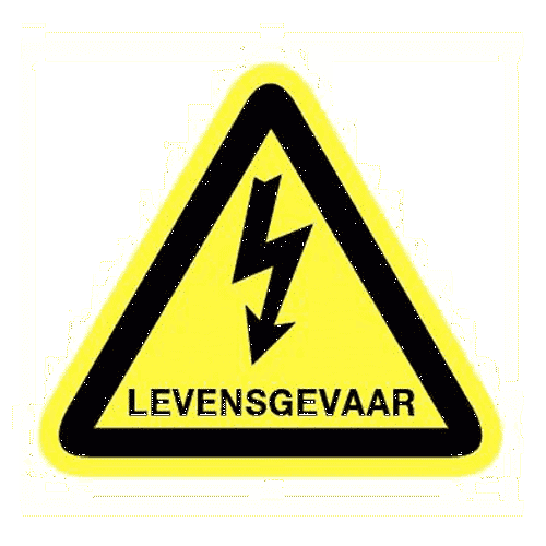 High voltage pictogram
