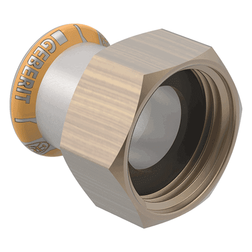 Geberit Mapress Therm stainless steel, 2/3-part couplings