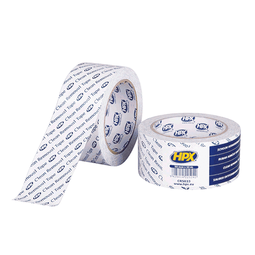 HPX clean removal tape wit, 50mm - 33m