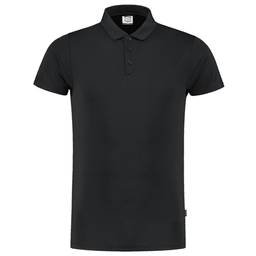 924445 Polo c.dry bamboe sl.fit black m