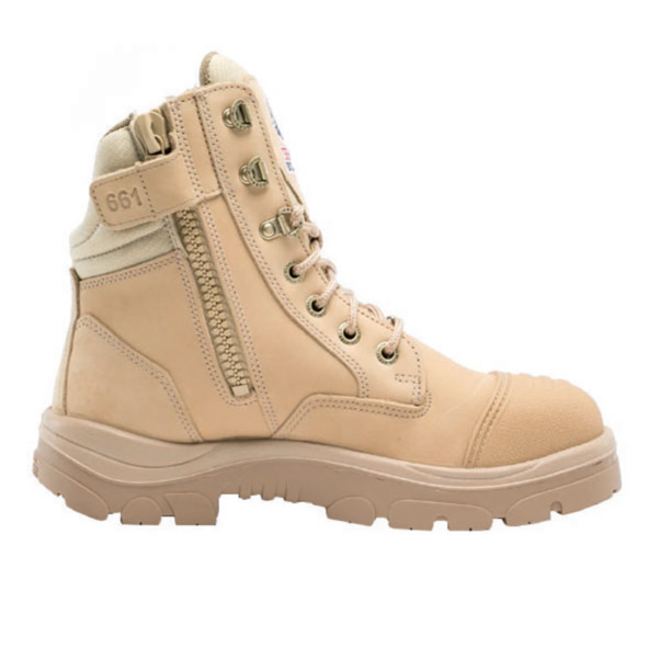 Steel Blue werkschoenen Southern Cross Zip S3 sand, maat 44