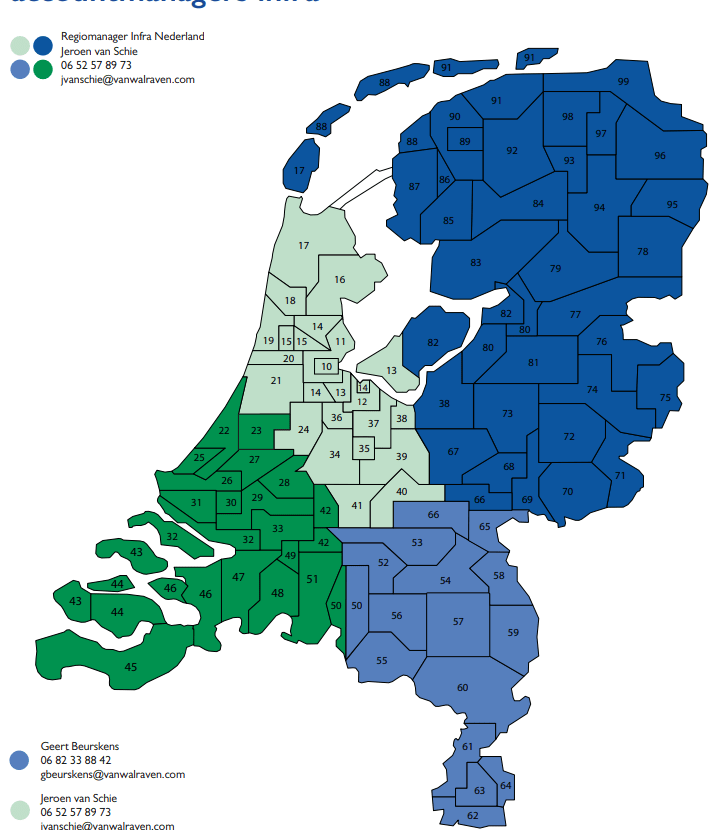 Regioverdeling Infra