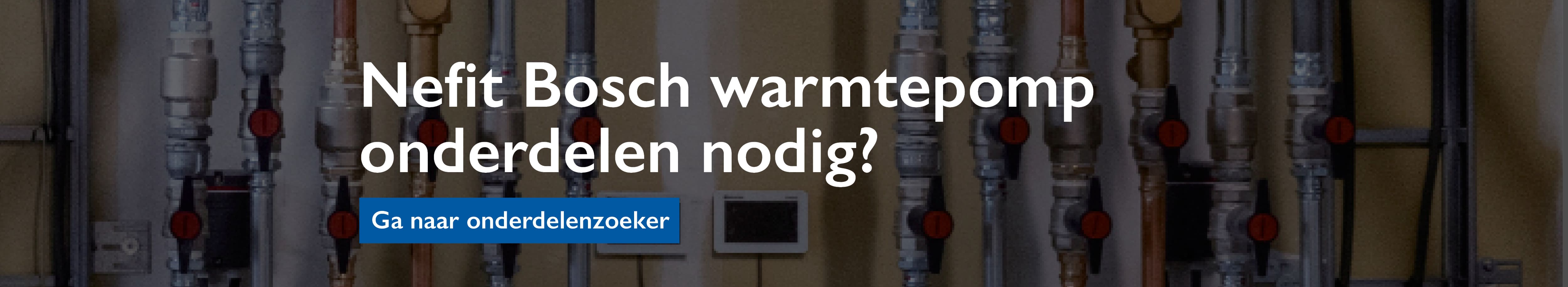 Nefit Bosch warmtepompen