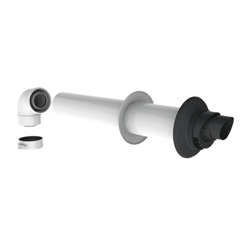 BuHo muurdoorvoer met bocht PP 60/100