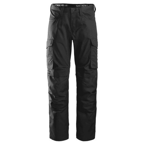 Snickers work trousers with knee pockets 6801 - black