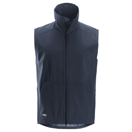 Snickers AllroundWork windproof softshell body warmer 4505 - navy