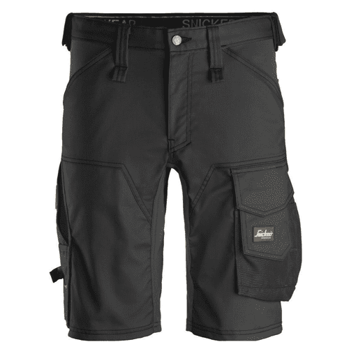 Snickers short work trousers AllroundWork stretch 6143 - black