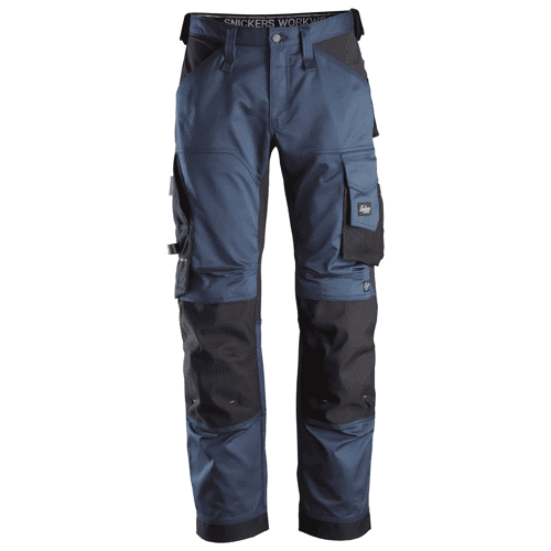 Snickers work trousers AllroundWork stretch loose fit 6351 - navy/black