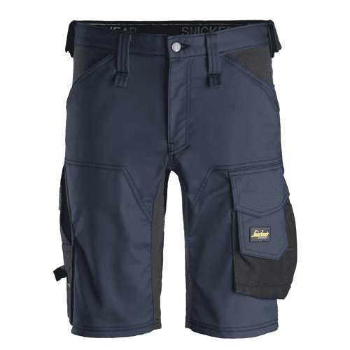 Snickers short work trousers AllroundWork stretch 6143 - navy/black