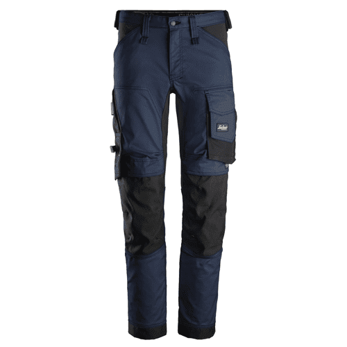 Snickers work trousers AllroundWork stretch 6341 - navy/black