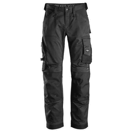 Snickers work trousers AllroundWork stretch loose fit 6351 - black