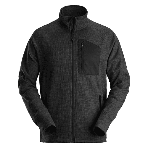 Snickers FlexiWork fleece jacket - black
