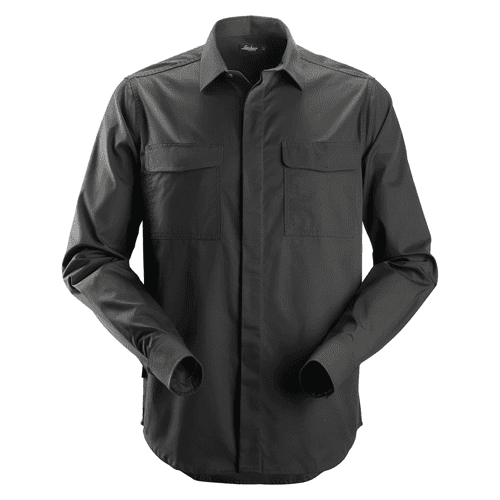 Snickers overhemd lange mouwen - steel grey
