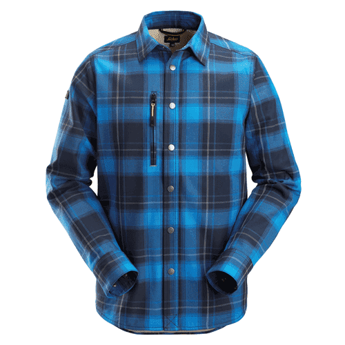 Snickers AllroundWork insulating shirt - true blue/navy