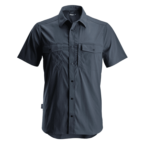 Snickers LiteWork overhemd met korte mouwen - navy