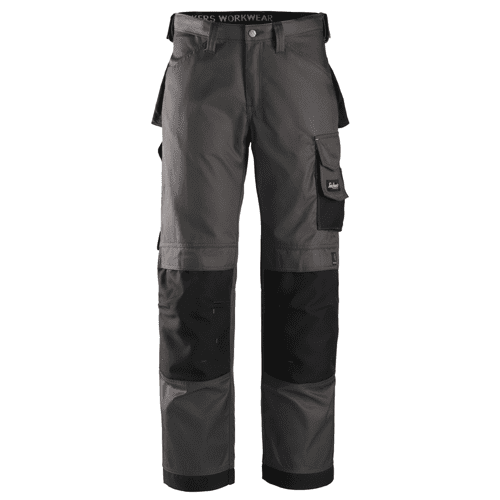 Snickers work trousers DuraTwill 3312 - muted black/black