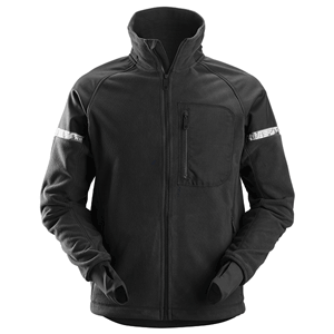 Snickers AllroundWork windproof fleece jacket - black