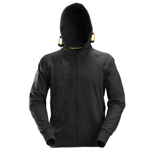 084742 SNK Logo hoodie+rits L black