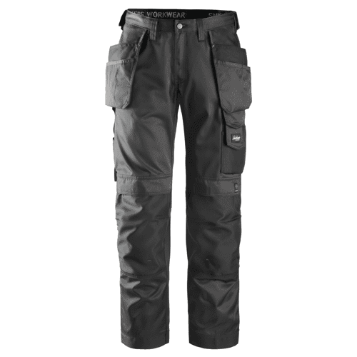 Snickers work trousers DuraTwill 3212 - muted black / black