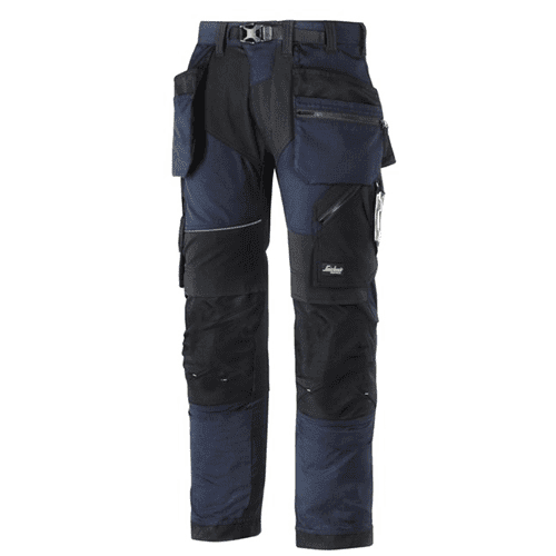 Snickers work trousers+ FlexiWork 6902 - navy/black
