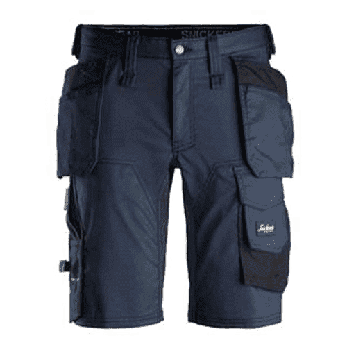 Snickers short work trousers AllroundWork stretch 6141 - navy/black