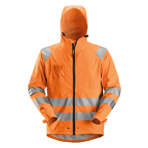 085325 SNK raincoat PU high vis.orange 3XL