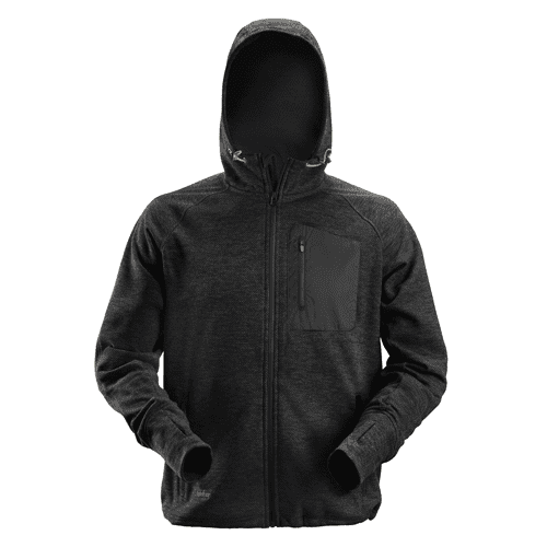 Snickers FlexiWork fleece hoodie 8041, black