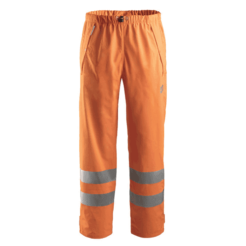 Snickers High-Vis PU Rain Trousers 8243 - orange