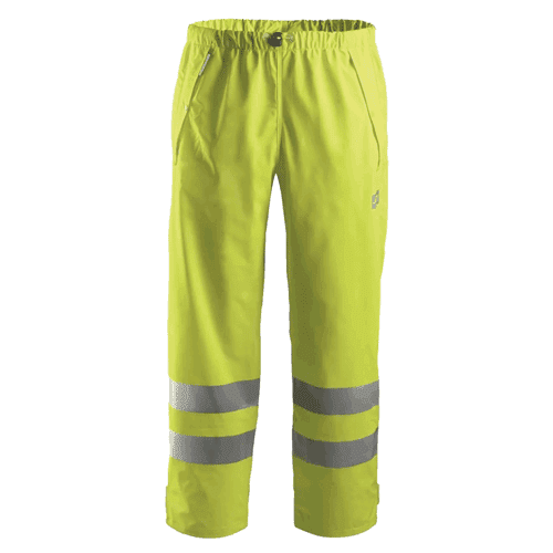Snickers regenbroek PU High Visibility 8243 - yellow