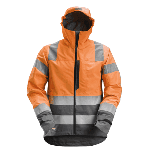 Snickers AllroundWork High Visibility shell jas 1330 - orange