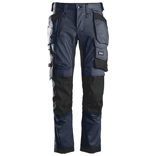 Snickers work trousers AllroundWork stretch 6241 - navy/black