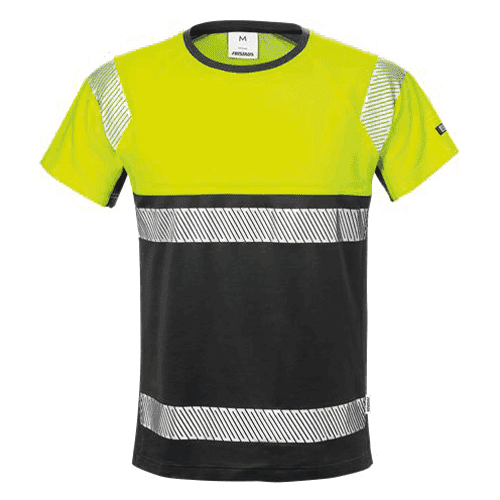 Fristads High Vis T-shirt 7518 THV, geel/zwart