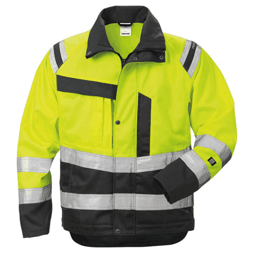 Fristads High Vis jacket 4026 PLU - yellow/black