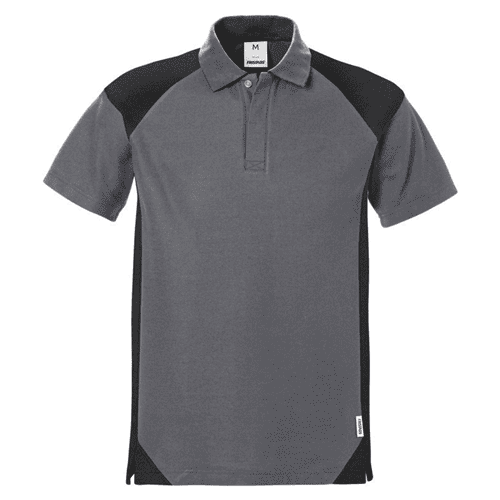 Fristads polo shirt 7047 PHV - grey/black