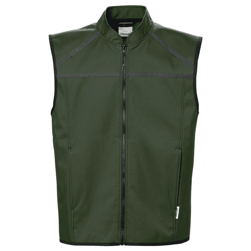 Fristads softshell waistcoat 4559 LSH, army green, size XL