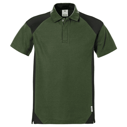 Fristads polo shirt 7047 PHV - army green/black