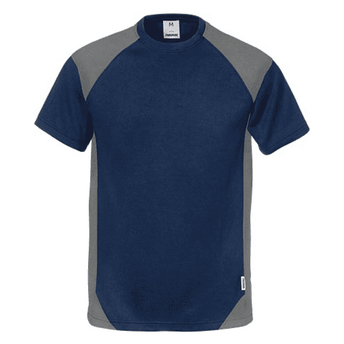 Fristads T-shirt 7046 THV, marineblauw/grijs