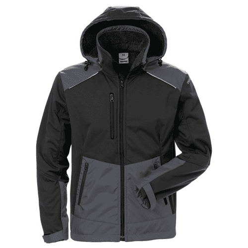 Fristads softshell winter jacket 4060 CFJ - black/grey