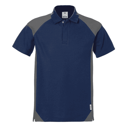 Fristads polo shirt 7047 PHV - navy blue/grey