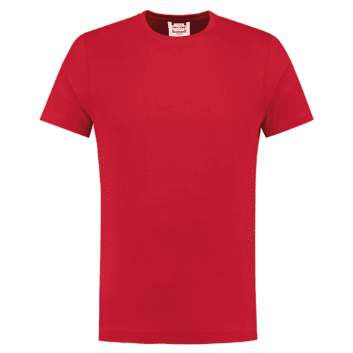 086513 T-shirt fitted rood L