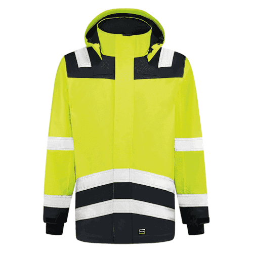 Tricorp parka High Vis bicolor - fluor yellow-ink