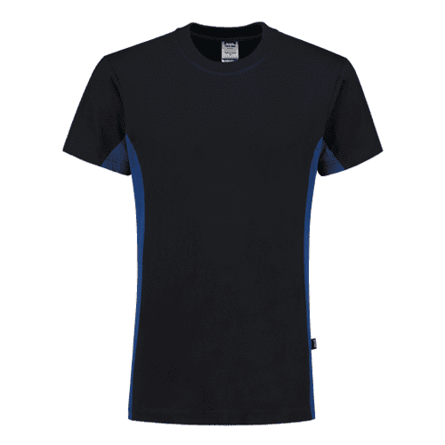 Tricorp T-shirt bicolor, navy-royalblue