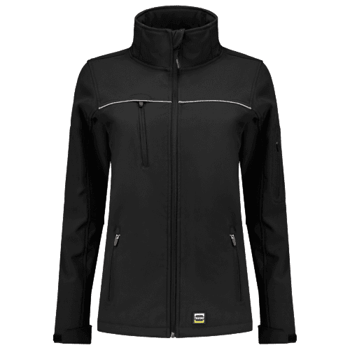 Tricorp softshell luxe jack dames - black