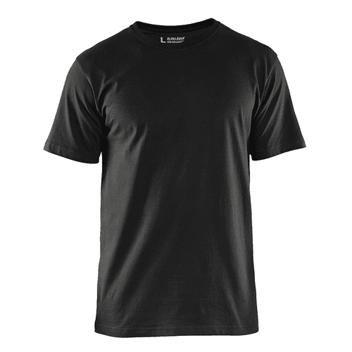 086826 BLK t-shirt 3525 r.hals zwart M