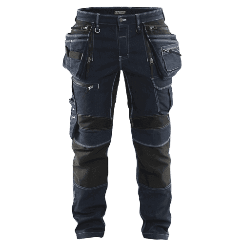 Blåkläder work trousers 1990 - navy blue/black