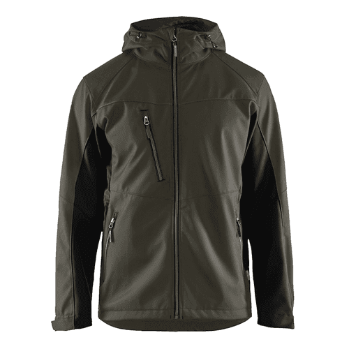 086871 BLK softshell m.cap 4753 grn/zw XXL